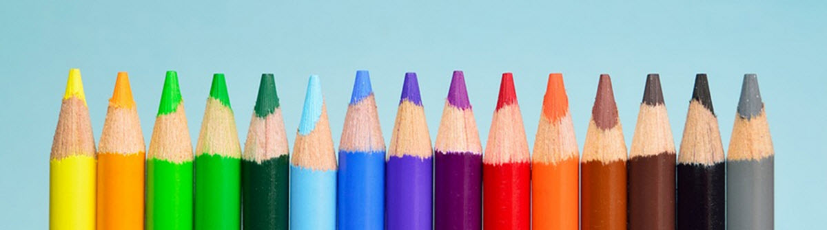pencils colored