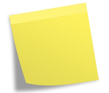 sticky note